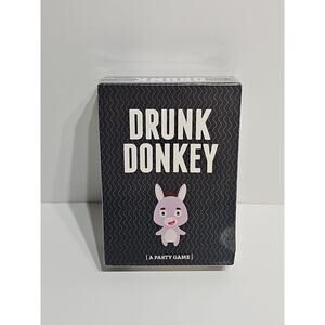 Party Game Drunk Donkey Card Drinking Game Brand New In Sealed Box 3-8 Players